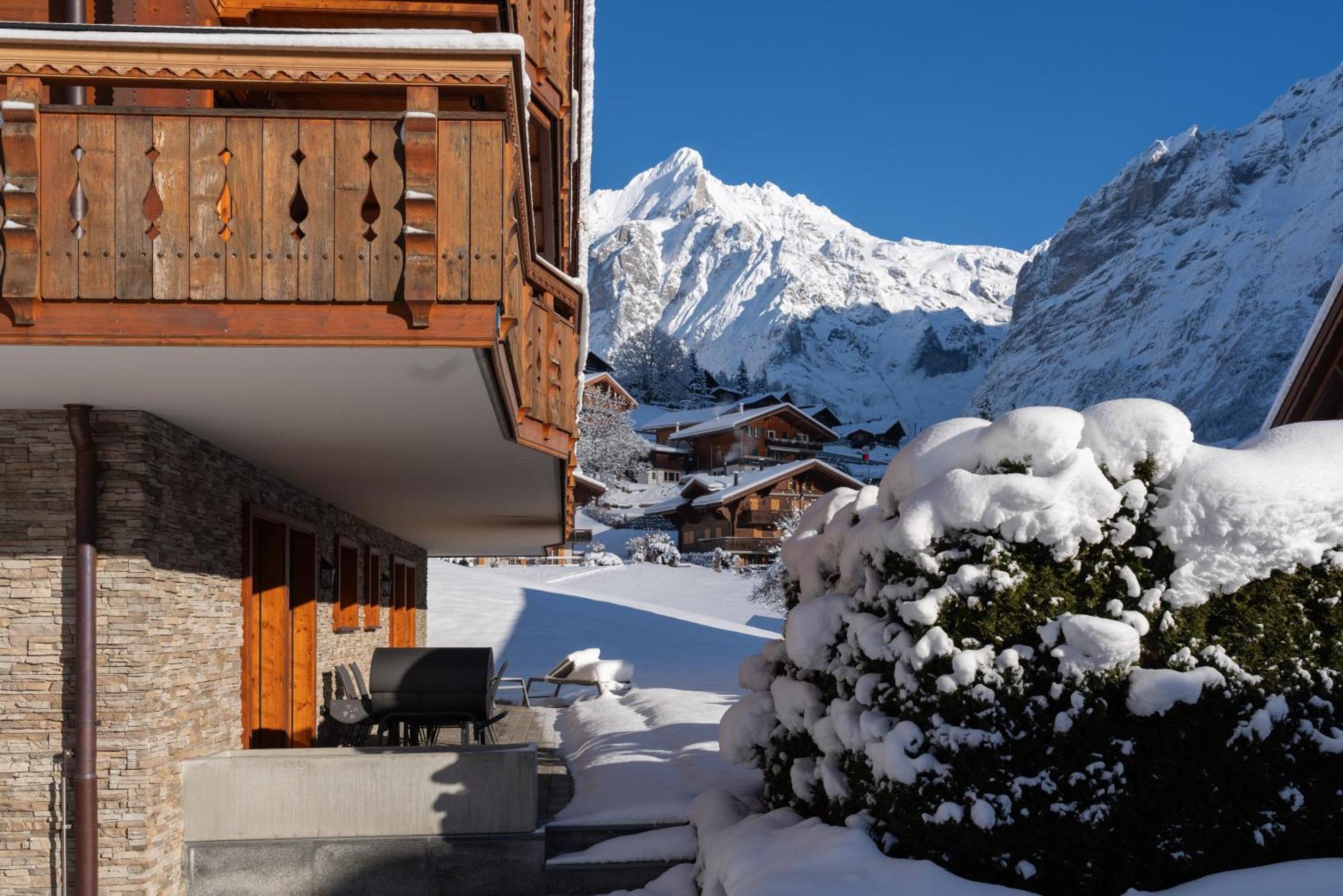 Chalet Alia And Apartments-Grindelwald By Swiss Hotel Apartments Zewnętrze zdjęcie