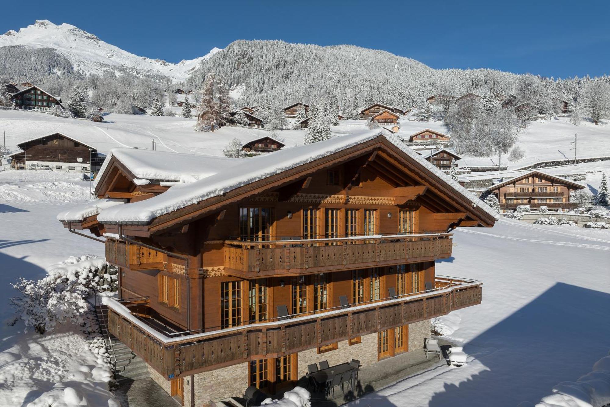 Chalet Alia And Apartments-Grindelwald By Swiss Hotel Apartments Zewnętrze zdjęcie